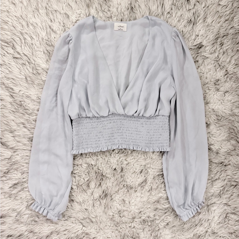Wilfred ‘Wistful’ Blouse - Frozen Grey